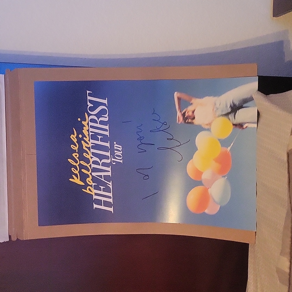 Autographed Kelsea Ballerini poster